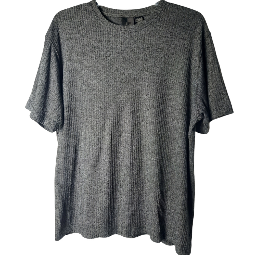J. Ferrar gray short sleeve pullover shirt XL